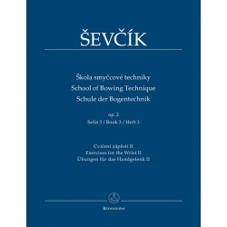 4136. O.Ševčík : School of Bowing Technique Op.2, Book 3 (Bärenreiter)