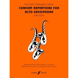 4904. P.Harris & B.Calland : Concert Repertoire (alto sax and piano)