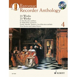 4989. P. Bowman, G. Heyens : Baroque Recorder Anthology 4 + online materiál
