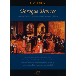 5242. L. Czidra : Baroque Dances for two descant recorders (or oboes or violins)