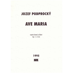 0627. J. Podprocký : Ave Maria, Op.7,č.2