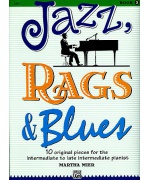 2121. M.Mier : Jazz, Rags & Blues Book 3 - 10 Original Pieces Intermediate Pianist (Alfred)