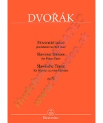 0199. A.Dvořák : Slavonic Dances for Piano Duet Op.72 (Bärenreiter)