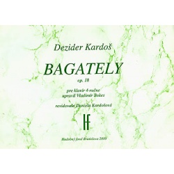 2926. D.Kardoš : Bagately op.18, pre klavír 4 - ručne, upravil V.Bokes