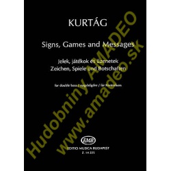 4441. G.Kurtág : Signs, Games and Messages for Double Bass (EMB)