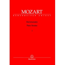 0166. W.A.Mozart : Piano Sonatas I - Urtext (Bärenreiter)