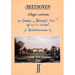 0141. L.van Beethoven : Sonáta Mesačný svit Adagio sostenuto (SHF)