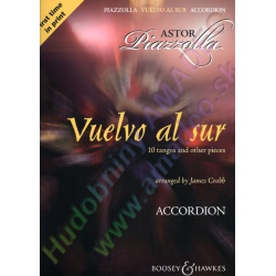 0306. A.Piazzolla : Vuelvo al sur - 10 tangos & Other Pieces - Accordion (Boosey & Hawkes)