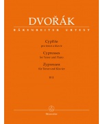 0677. A.Dvořák : Cypresses for Tenor and Piano - Urtext (Bärenreiter)