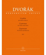 0677. A.Dvořák : Cypresses for Tenor and Piano - Urtext (Bärenreiter)