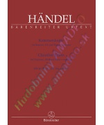 4698. G.F.Händel : Chamber Duets for Soprano, Alto and Basso continuo - Urtext (Bärenreiter)