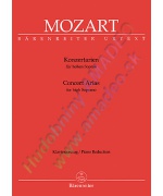 4699. W.A.Mozart : Concert Arias for high Soprano, Piano Reduction - Urtext (Bärenreiter)