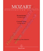 4699. W.A.Mozart : Concert Arias for high Soprano, Piano Reduction - Urtext (Bärenreiter)