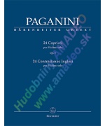 4121. N.Paganini : 24 Capricci per Violino solo op.1 Urtext (Bärenreiter)