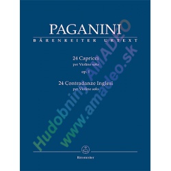 4121. N.Paganini : 24 Capricci per Violino solo op.1 Urtext (Bärenreiter)