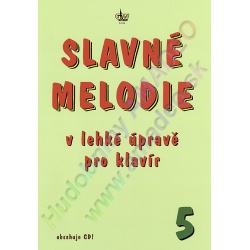 3589. Slavné melodie v lehké úpravě pro klavír 5 + CD