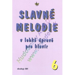 3590. Slavné melodie v lehké úpravě pro klavír 6 + CD