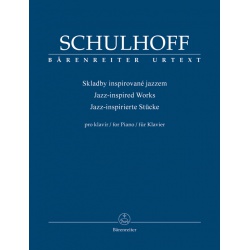 5905. E.Schulhoff : Jazz-inspired Works Urtext (Bärenreiter) 