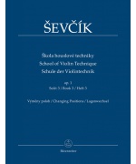 4132. O.Ševčík : Shool of Violin Technique Op. 1, Book 3 (Bärenreiter)