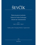 4132. O.Ševčík : Shool of Violin Technique Op. 1, Book 3 (Bärenreiter)