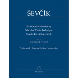 4132. O.Ševčík : Shool of Violin Technique Op. 1, Book 3 (Bärenreiter)