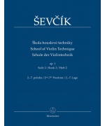 4131. O.Ševčík : Shool of Violin Technique Op. 1, Book 2 (Bärenreiter)