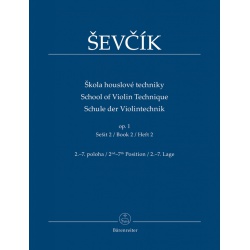 4131. O.Ševčík : Shool of Violin Technique Op. 1, Book 2 (Bärenreiter)