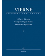 5433. L.Vierne : Complete Organ Works V,5. Symphonie op.47 Urtext (Bärenreiter)