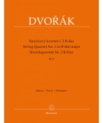 3426. A.Dvořák : String Quartet no. 2 B-flat major B 17(Bärenreiter)