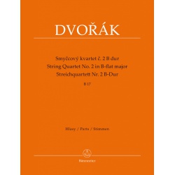 3426. A.Dvořák : String Quartet no. 2 B-flat major B 17(Bärenreiter)