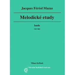 0406. J.F.Mazas : Melodické etudy, op. 36, 1. zošit (HC)