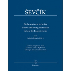 4134. O.Ševčík : School of Bowing Technique Op.2,Book 1 (Bärenreiter)