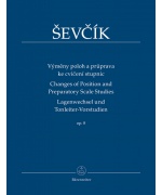 4138. O.Ševčík : Výmeny polôh a príprava ke cvičení stupníc op. 8 (Bärenreiter)
