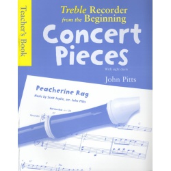 4957. J.Pitts : Treble Recorder From The Beginning - Concert Pieces (Teacher's Book)  (Music Sales)