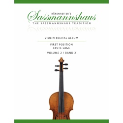 0985. K.Sassmannshaus : Violin Recital Album First Position, Volume 2 (Bärenreiter)