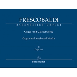 0830. G.Frescobaldi : Il Primo Libro di Capricci fatti sopra diversi Soggetti, et Arie Urtext (Bärenreiter)
