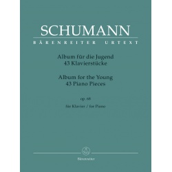 5950. R.Schumann : 43 Piano Pieces for the Young op. 68 Urtext (Bärenreiter)