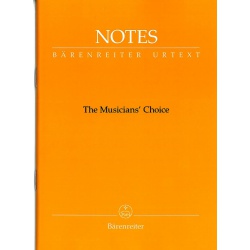 1135. The Musicians' Choice - Schubert color, yellow, poznámkový notes, (Bärenreiter)