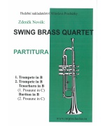 3443. Z. Novák : Swing Brass Quartet - Partitura