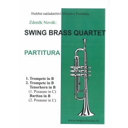 3443. Z. Novák : Swing Brass Quartet - Partitura