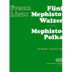 2910. F.Liszt : Fünf Mephisto - Walzer & Mefisto Polka  (EMB)