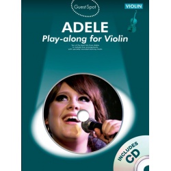 4440. Adele : Guest Spot Adele Playalong for violin includes