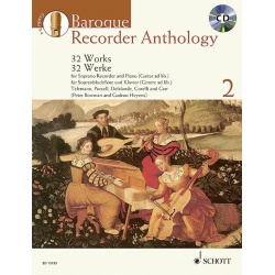 4987. P. Bowman, G. Heyens : Baroque Recorder Anthology 2 + CD
