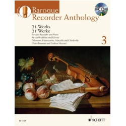 4988. P. Bowman, G. Heyens : Baroque Recorder Anthology 3 + online materiál