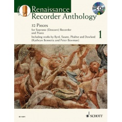 4990. P. Bowman, K. Bennetts : Renaissance Recorder Anthology 1 + CD