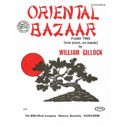 5984. W. Gillock : Oriental bazaar by W. Gillock / 1 piano 6 rúk