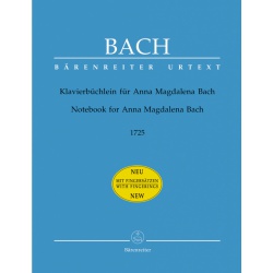 5995. J.S. Bach : Notebook for Anna Magdalena Bach - Urtext (Bärenreiter)