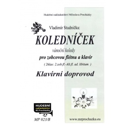 4997. V. Studnička : Koledníček pro zobcovou flétnu a klavír