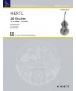 0473. F.Hertl : 20 studií pro kontrabas