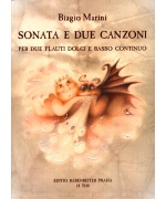 0760. B. Marini : Sonata e due canzoni (per due flauti dolci e basso continuo)